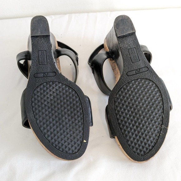 A2 Wedge sandals, black, size 8.5 - Picture 6 of 8
